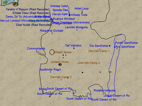 North Ro Map Locations